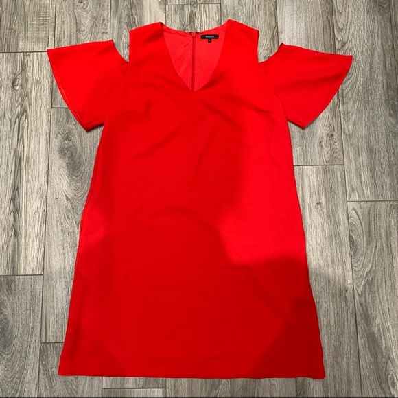 RW & CO. Midi Dress with Shoulder Cut Out, Large - Picture 4 of 12